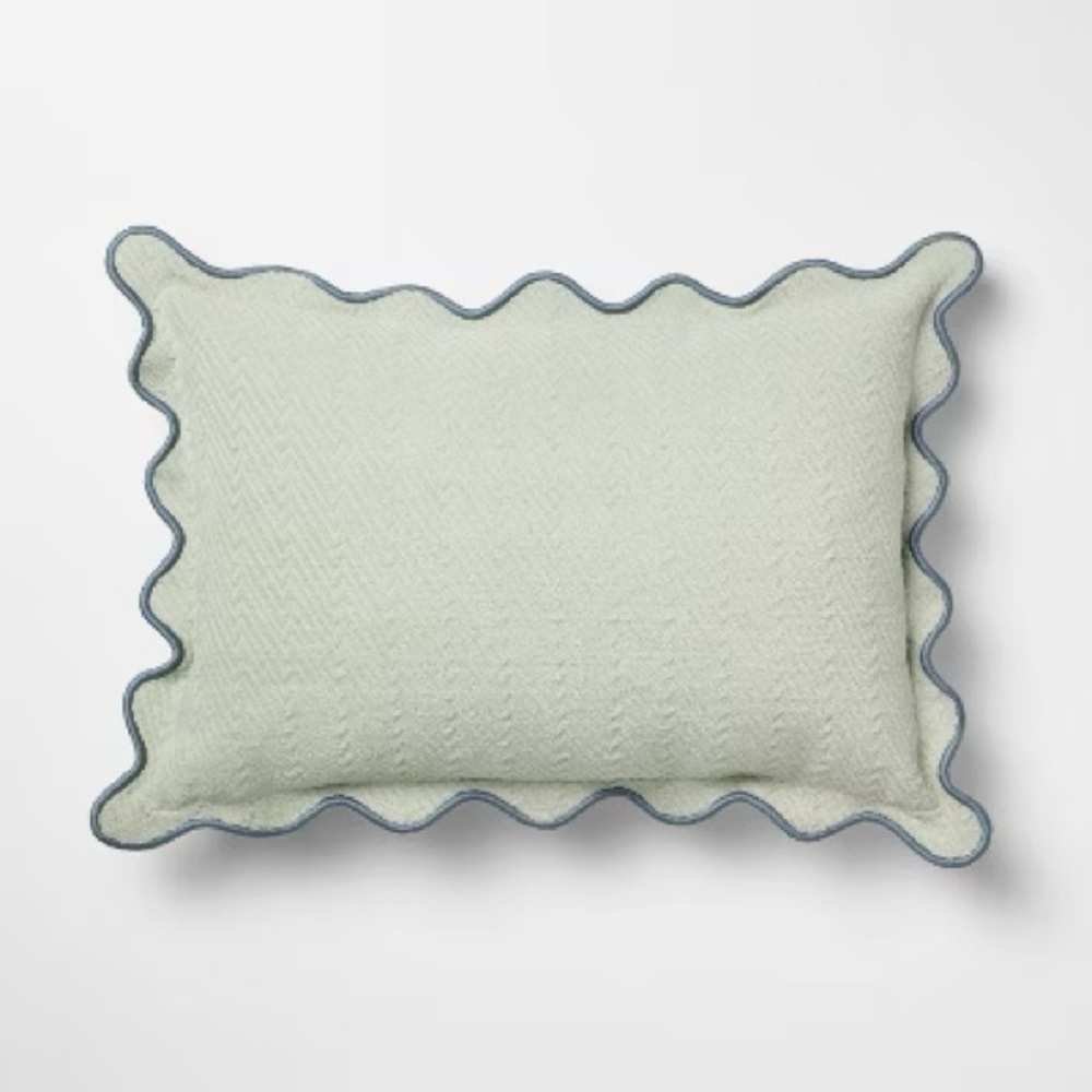 Lumbar Textured Herringbone Pillow Threshold™ Design with Studio McGee